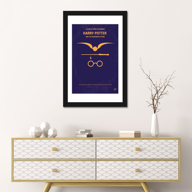 Harry Potter And The Sorcerer's Stone Minimal Movie Poster by Chungkong  Gallery-Wrapped Canvas Giclée